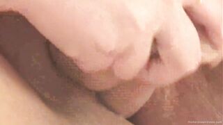 Redhead BBW Jasmine Leigh masturbating with her toy