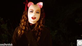 Bound opera performer gets anal plug and breast whipping while singing