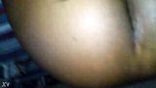 Gaping ebony teen pussy