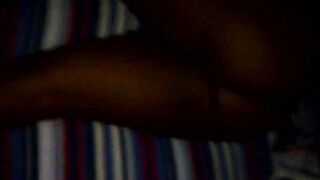 Gaping ebony teen pussy