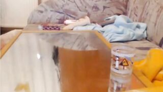 cum on mirror