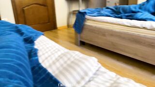 Stepmom fucks her stepson in the cheapest hotel to take revenge on her greedy husband