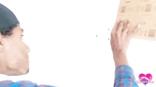 Rotating anal in painter's big black cock