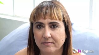 Lucky dude pierces Andrea’s mommy ass