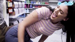 Big Black Cock Public Blowjob In Grocery BBC