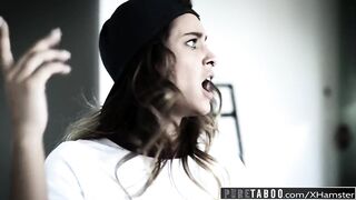 PURE TABOO Teen Uma Jolie Tricked into Fucking StepBrother
