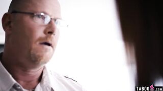 Cheating wife must fuck father-in-law for his silence