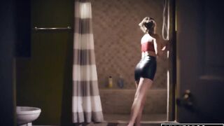 PURE TABOO Teen Cum-Addict Begs StepBro for Double Creampie