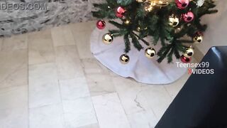 2 Young xxx fucking at Christmas