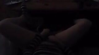 Caught masturbating by boyfriend in the middle of the night