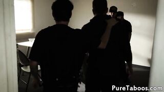 Young couple humiliated in trio with officer