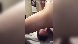 shemale 69s guy rubbing balls-cock and cumming in his face