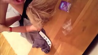 He fucks her mouth