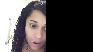 Big Ass Hairy Pussy Girl in Shower