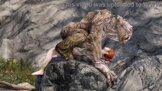 Redhead Addicted to Monster Cock: Troll Domination Hentai
