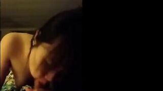 perfect Asian deep deep deepthroat & held down