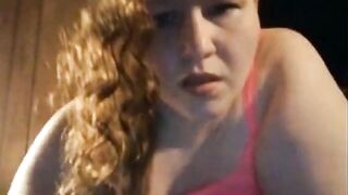 White BBW Pear Showing off her HUGE, Soft Body
