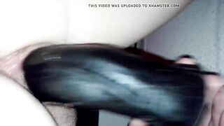 Big pussy big toy black BBC