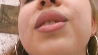 Threesome with deep anal penetration for a whore
