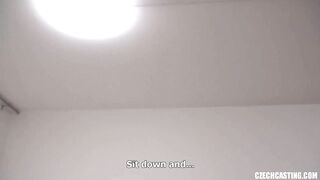 Blonde Girl Gets Fucked on White Couch