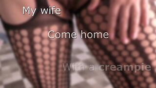 Cheating wife come home with a creampie inside her fertile pussy and then ride cuckold hubby dick in a cowgirl sloppy seconds - Milky Mari