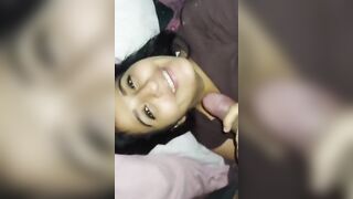 Indian is faced with a cock