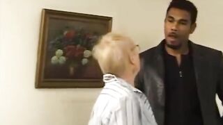 Granny with black cock