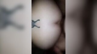 Tattooed cuck girl held down while I fuck her.