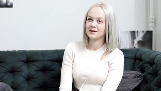 Petite virgin blonde Marie Poucette gets hardcore fucked