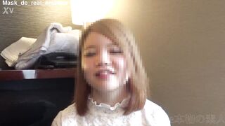 『マスクde本物素人』吹奏楽部全国大会出場の金髪の生意気な女子大生に中出し種付け、『個人撮影』個撮オリジナル８４人目