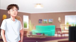 Summertime Saga - ive got a blowjob from a lesbian