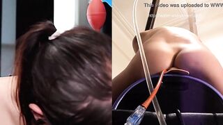 Sybian Enema Experiment