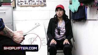 Shoplyfter - Hot Girl Shoplifter Bribes And Pounds Security Guard To Avoid Troubles With The Law