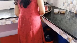 Kaam Wali Bhai Ko Kitchen Me Choda - Fuck My Maid In Kitchen
