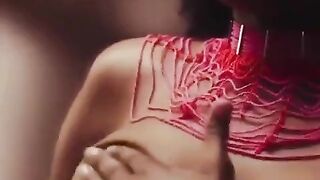 How check your boobs lady