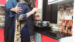 House Wife Assfucked In Kitchen By Cuckold Husband