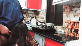 House Wife Assfucked In Kitchen By Cuckold Husband