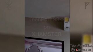 CHEATING GIRLFRIEND FUCKS WHILE TALKING TO HER BOYFRIEND ON PHONE