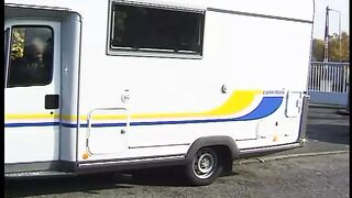 bums mobile picks up women and fucks them