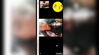 Video call with bf