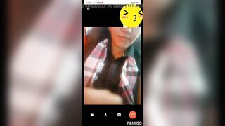 Video call with bf