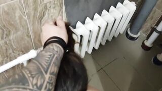 Fucked a student after a party in the shower