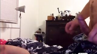 Asian Enjoys Sucking Her Man