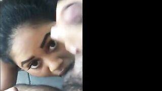 Balcony cocksucking