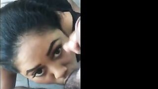 Balcony cocksucking