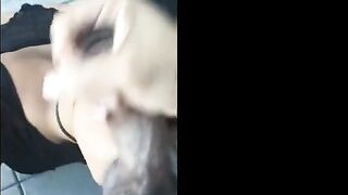 Balcony cocksucking