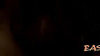 Asian girl blowjob in the bathtub while chatting - POV