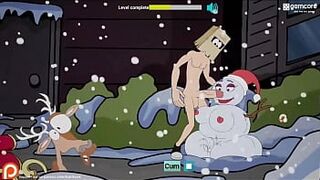 Fuckerman - Fucking Santa in the Ass in Cold Xmas Snow