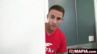 Stepson Joins His Super Sexy Stepmom In The Shower - Alexis Fawx