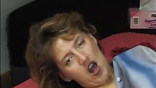 sex trainer fucks horny client hard in her bony butt
